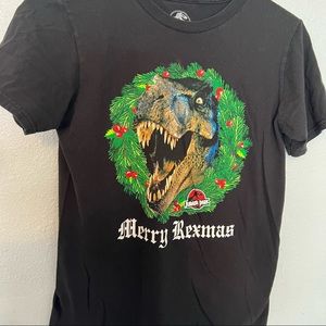 Jurassic world t-rex Christmas t shirt size large